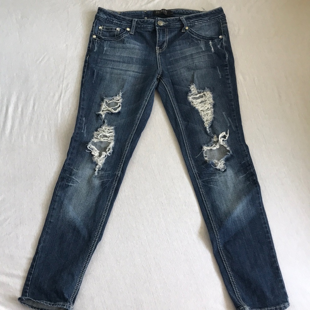 Used Distressed jeans.